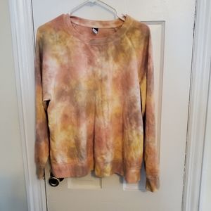 OLD NAVY TIE DYE SET Large crew neck sweatshirt & joggers